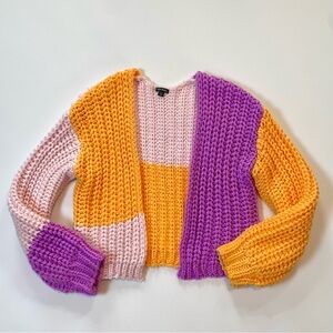 Chunky Colorblocked Cardigan